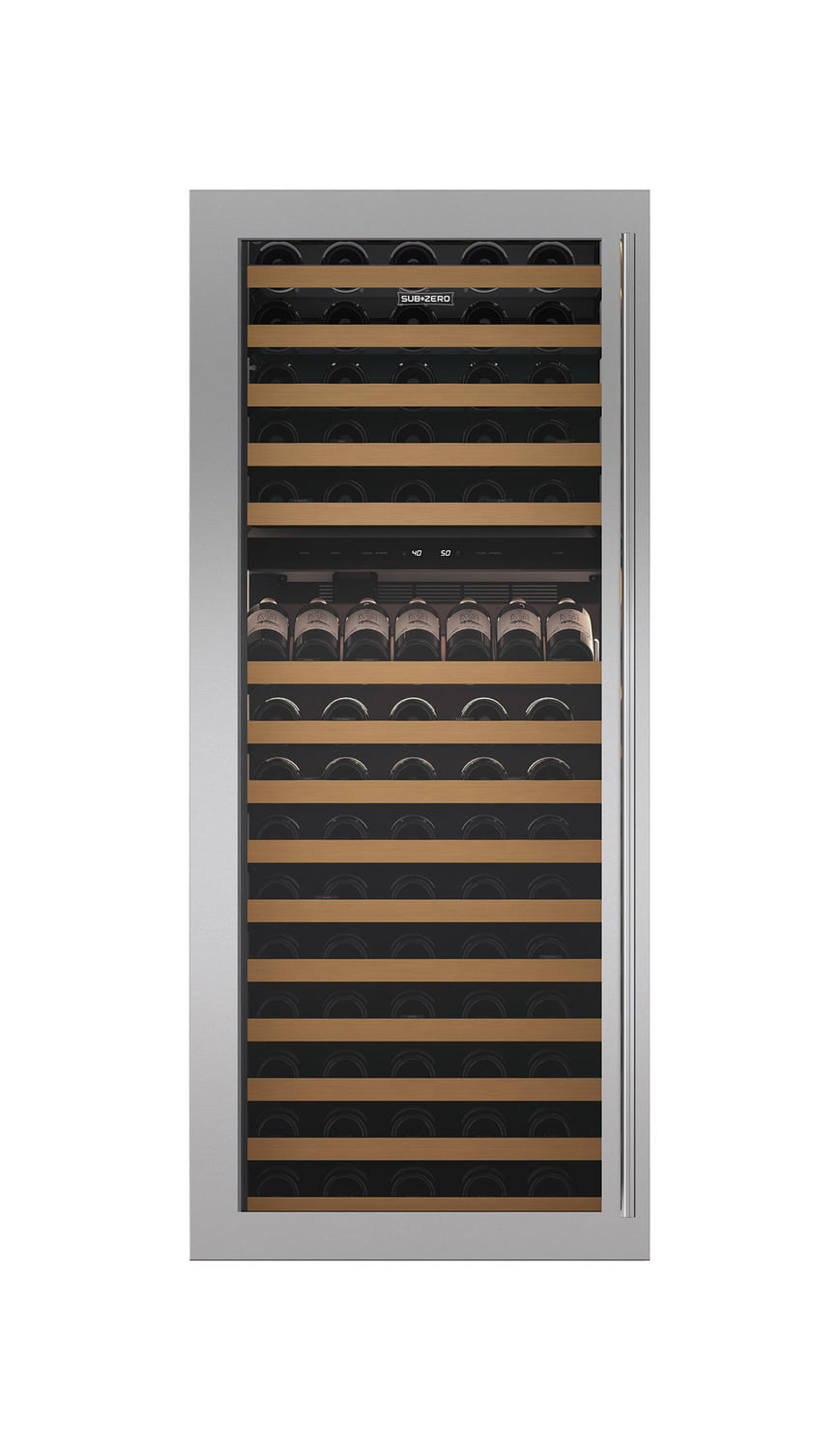 Sub-Zero 7029159 Stainless Steel Flush Inset Door Panel With Tubular Handle