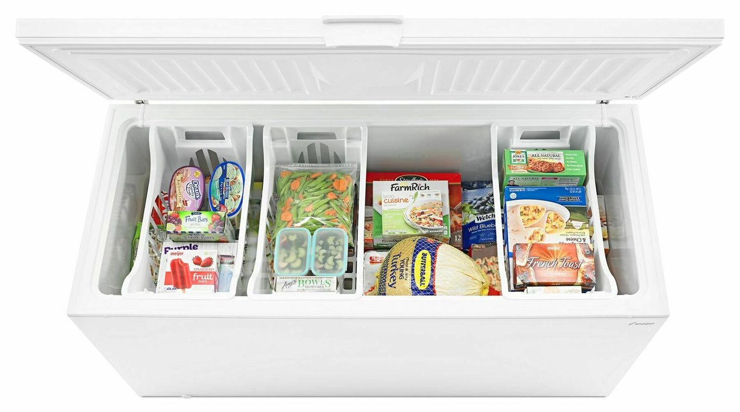 Amana AZC31T15DW 15 Cu. Ft. Chest Freezer With 2 Baskets - White