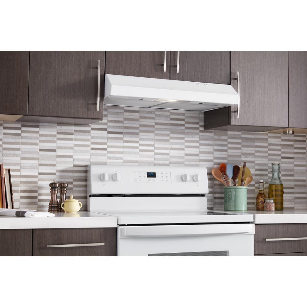 Amana WVU17UC0JW 30" Range Hood With Full-Width Grease Filters