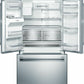 Bosch B26FT50SNS 800 Series French Door Bottom Mount Refrigerator 36'' Stainless Steel, Easy Clean Stainless Steel B26Ft50Sns