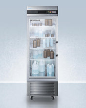 Summit ARG23MLLH Performance Series Pharma-Lab 23 Cu.Ft. All-Refrigerator In Stainless Steel With Glass Door And Left Hand Door Swing
