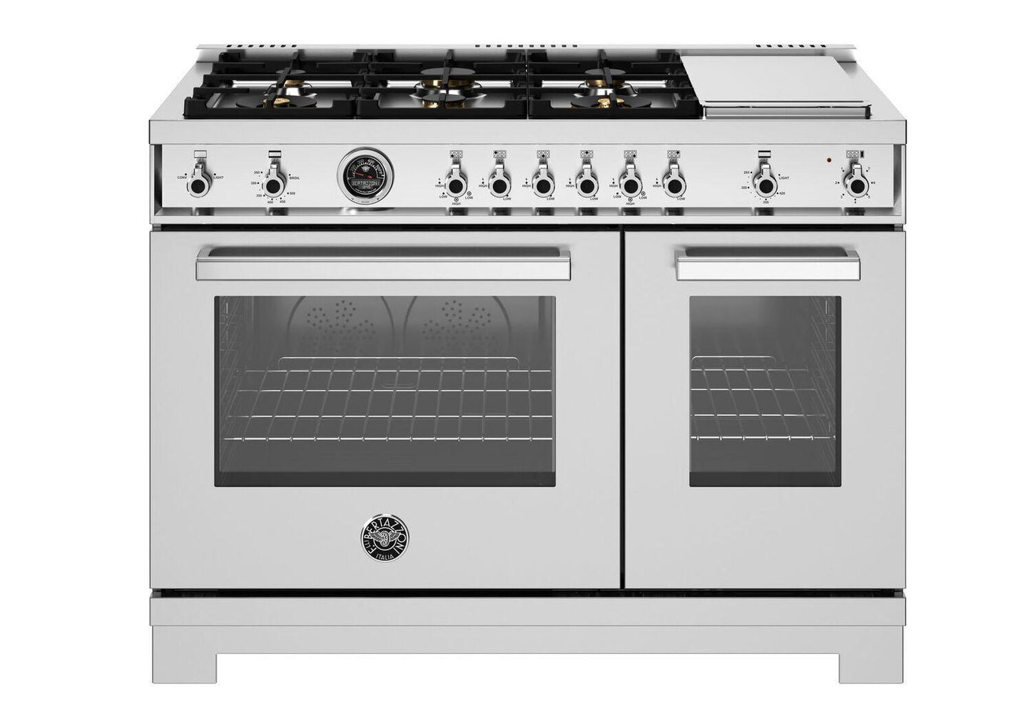 Bertazzoni PRO486BTFGMXTLP 48" Professional Range All Gas Ss
