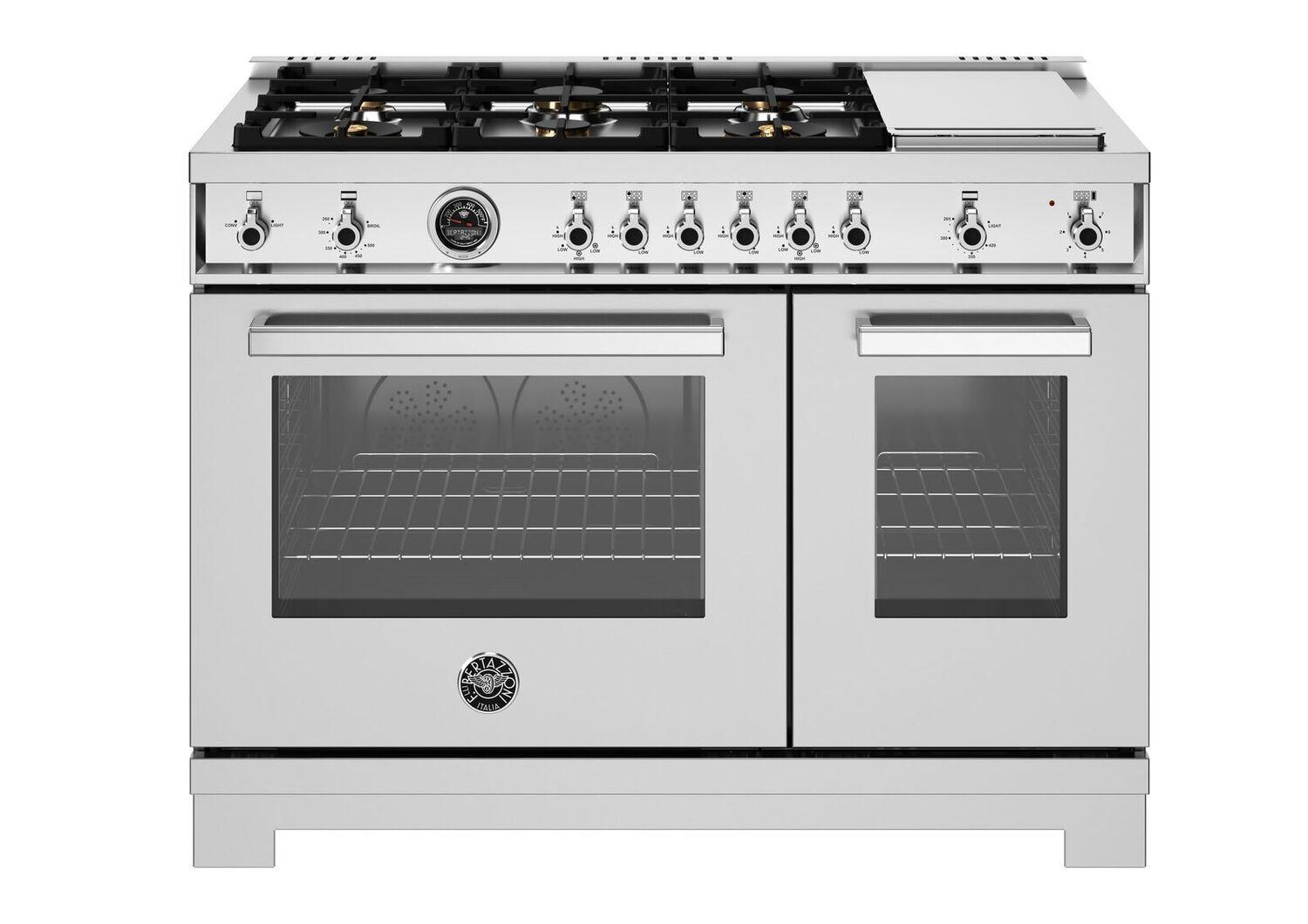 Bertazzoni PRO486BTFGMXTLP 48" Professional Range All Gas Ss