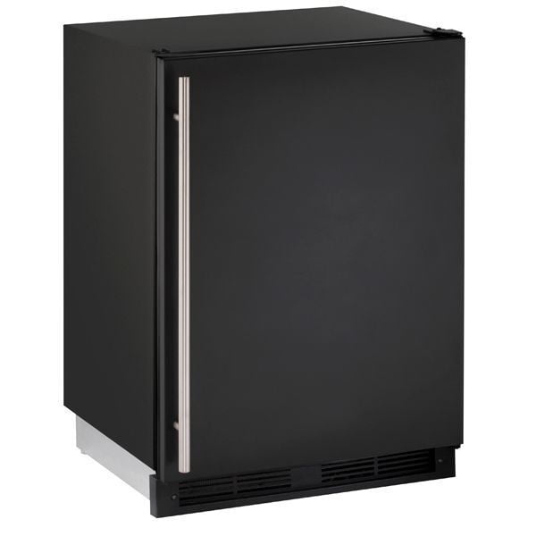 U-Line U1224RB00B 1224R 24" Refrigerator With Black Solid Finish (115 V/60 Hz Volts /60 Hz Hz)