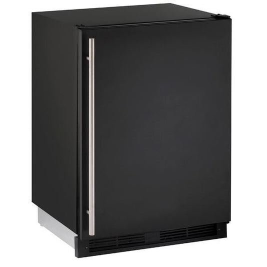 U-Line U1224RB00B 1224R 24" Refrigerator With Black Solid Finish (115 V/60 Hz Volts /60 Hz Hz)