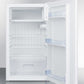 Summit CM406WBIADA Built-In Undercounter Refrigerator-Freezer In White For Use In Ada Compliant Settings