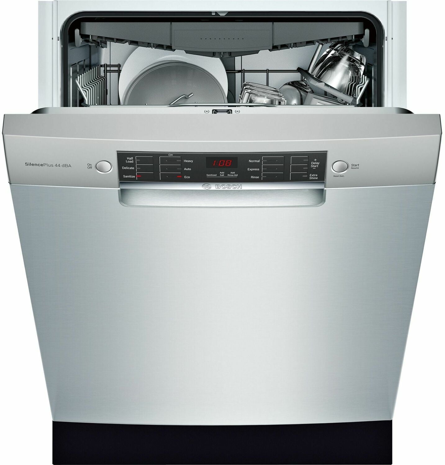 Bosch SGE68X55UC 800 Series Dishwasher 24'' Stainless Steel Sge68X55Uc