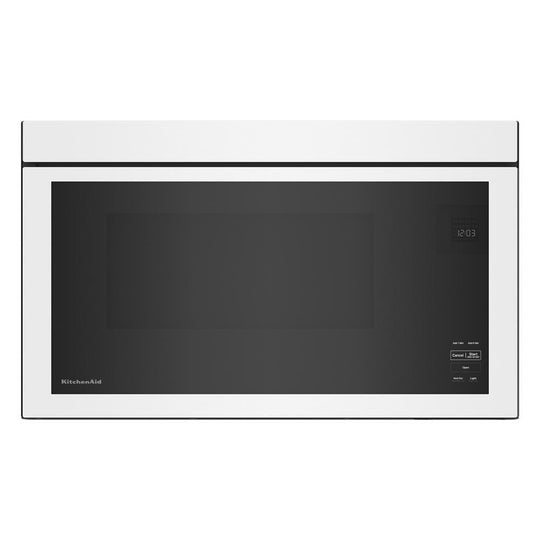 Kitchenaid KMMF330PWH Over-The-Range Microwave With Flush Built-In Design