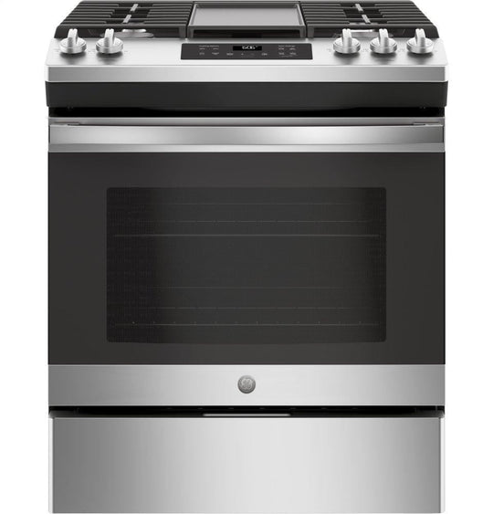 Ge Appliances JGSS66SELSS Ge® 30" Slide-In Front Control Gas Range