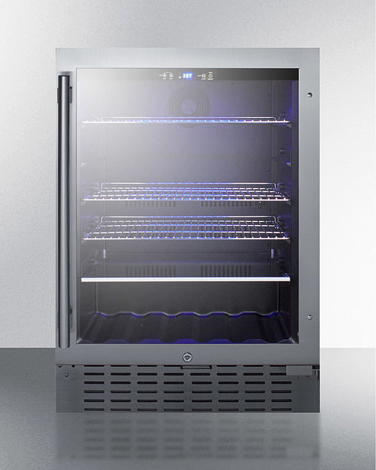 Summit SCR2466B 24" Wide Built-In Beverage Cooler