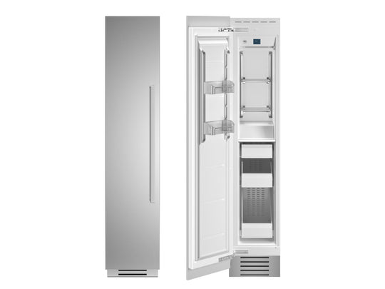 Bertazzoni REF18FCIPIXL 18" Built-In Freezer Column - Stainless - Left Hinge