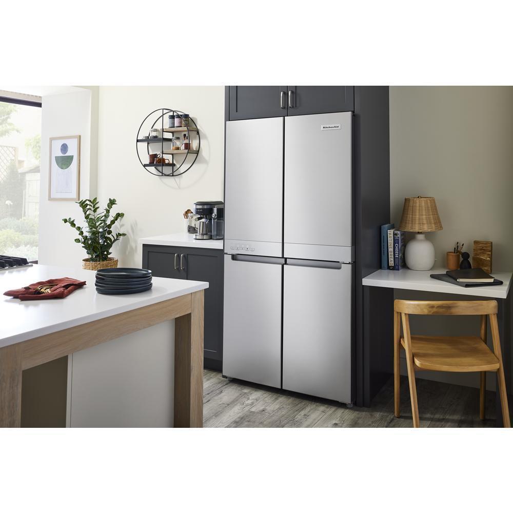 Kitchenaid KRQC506MPS 19.4 Cu. Ft. 36-Inch Wide Counter-Depth 4-Door Refrigerator With Printshield™ Finish