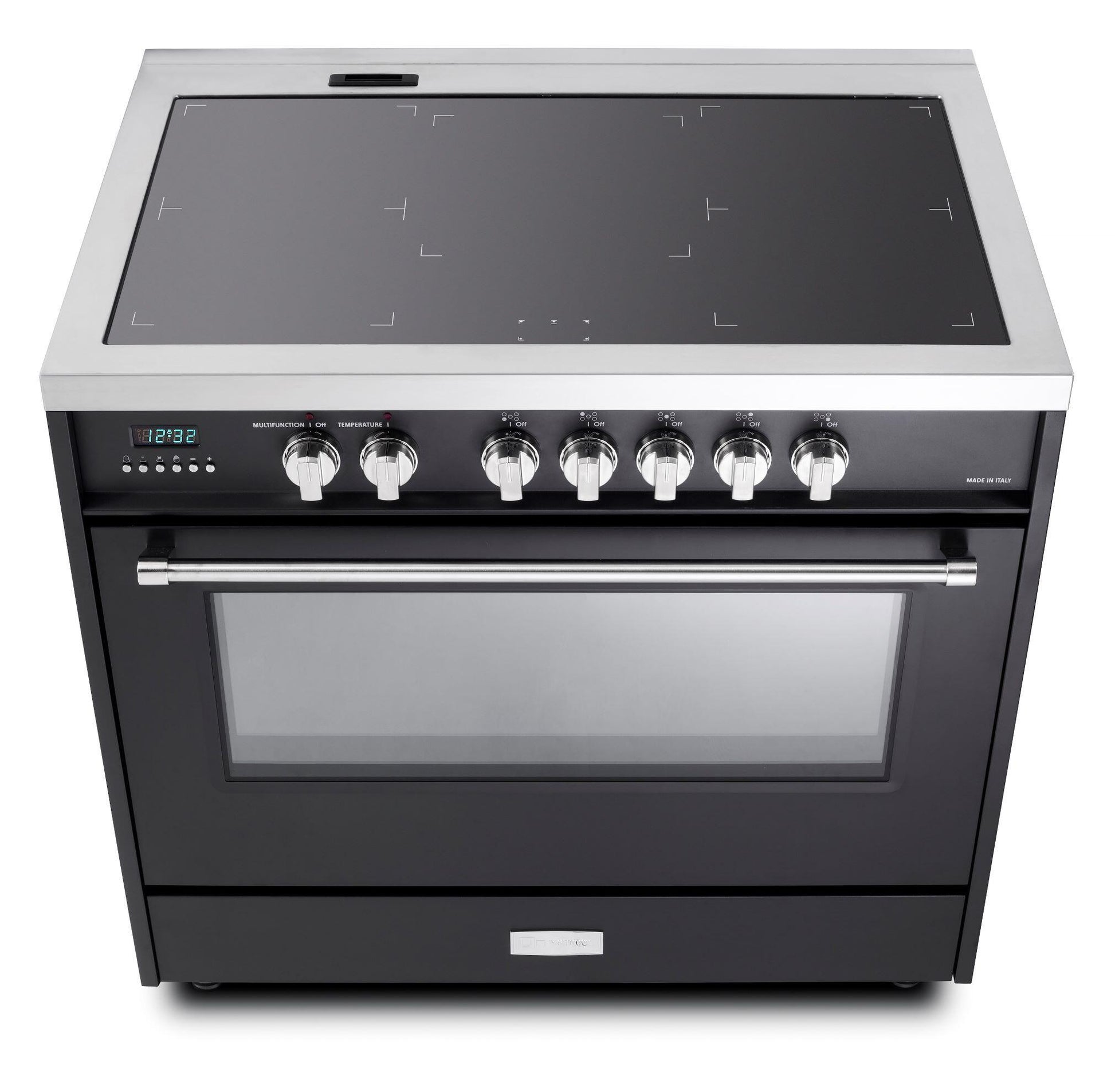 Verona VDFSIE365E Matte Black 36" Designer Induction Range