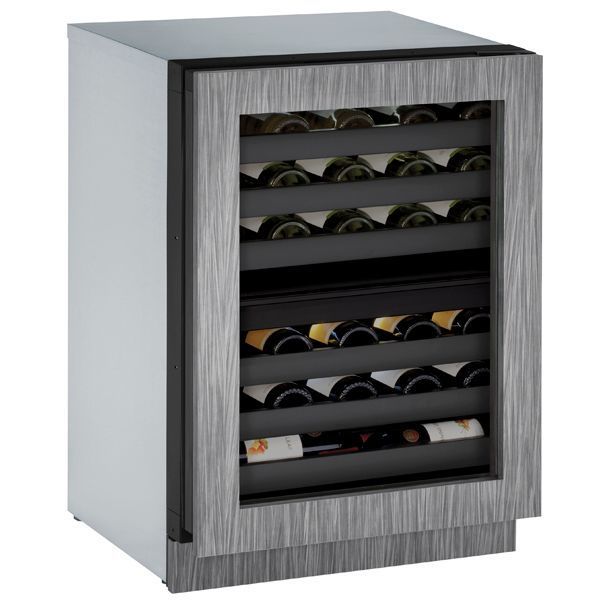 U-Line U3024ZWCINT00B 3024Zwc 24" Dual-Zone Wine Refrigerator With Integrated Frame Finish And Field Reversible Door Swing (115 V/60 Hz Volts /60 Hz Hz)