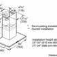 Bosch HCB50651UC 500 Series, Box Style Canopy, 600 Cfm