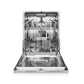 Bertazzoni DW24T3IPV 24 Inch Dishwasher Tall Tub Panel Ready, 15 Place Settings, 42 Db, 6 Wash Cycles Panel Ready