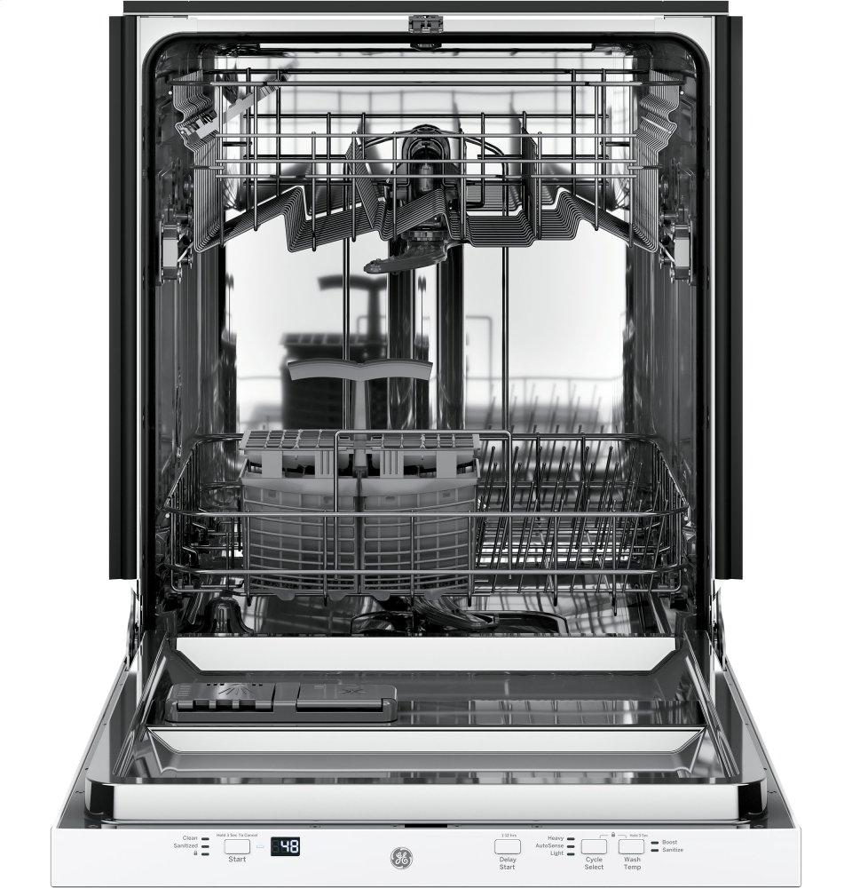 Ge Appliances GDT225SGLWW Ge® Ada Compliant Stainless Steel Interior Dishwasher With Sanitize Cycle