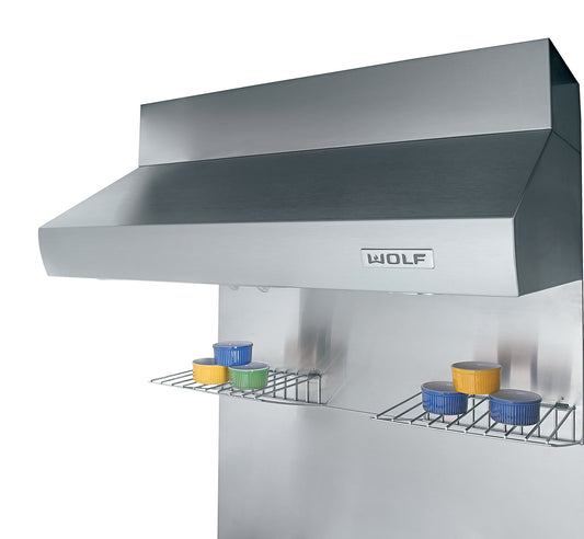 Wolf 810438 Backsplash With Warming Racks