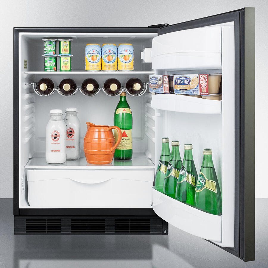 Summit FF63BKBIKSHHADA 24" Wide Built-In All-Refrigerator, Ada Compliant