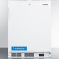Summit ACF48WADA Built-In Ada Compliant Undercounter Frost-Free All-Freezer For General Purpose Use, With White Exterior, Digital Thermostat, And Lock