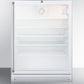 Summit SCR600GLSHADA Commercially Listed Ada Compliant 5.5 Cu.Ft. Freestanding Beverage Center In A 24