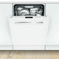Bosch SHPM78Z52N 800 Series Dishwasher 24'' White, Xxl Shpm78Z52N