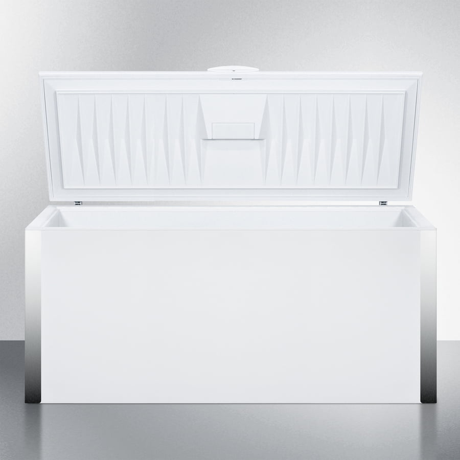 Summit EQFF222 Commercially Listed 23.8 Cu.Ft. Frost-Free Chest Freezer In White With Digital Thermostat For General Purpose Use; Replaces Scff220
