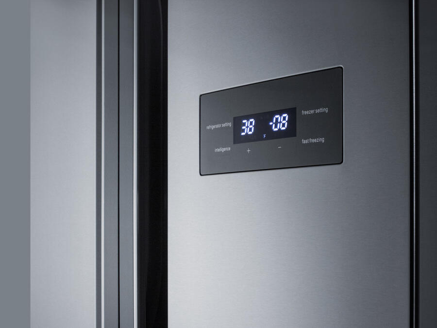 Summit FDRD15SS 27" Wide French Door Refrigerator-Freezer