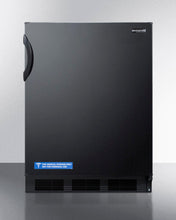 Summit CT66B Freestanding Refrigerator-Freezer For General Purpose Use, With Dual Evaporator Cooling, Cycle Defrost, And Black Exterior