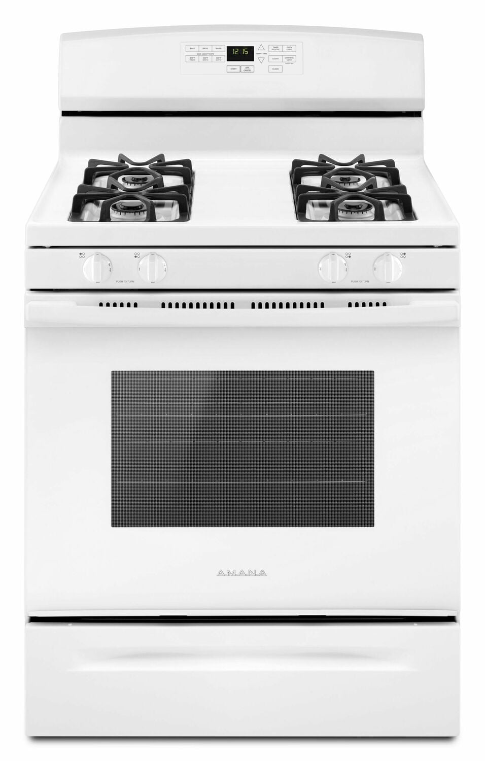 Amana AGR6603SFW 30-Inch Gas Range With Self-Clean Option - White
