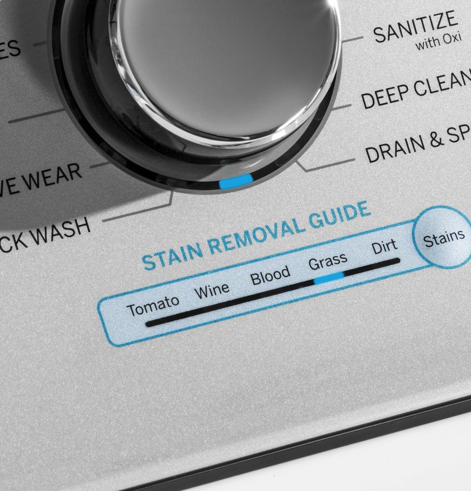 Ge Appliances GTW720BPNDG Ge® 4.8 Cu. Ft. Capacity Washer With Sanitize W/Oxi And Flexdispense™