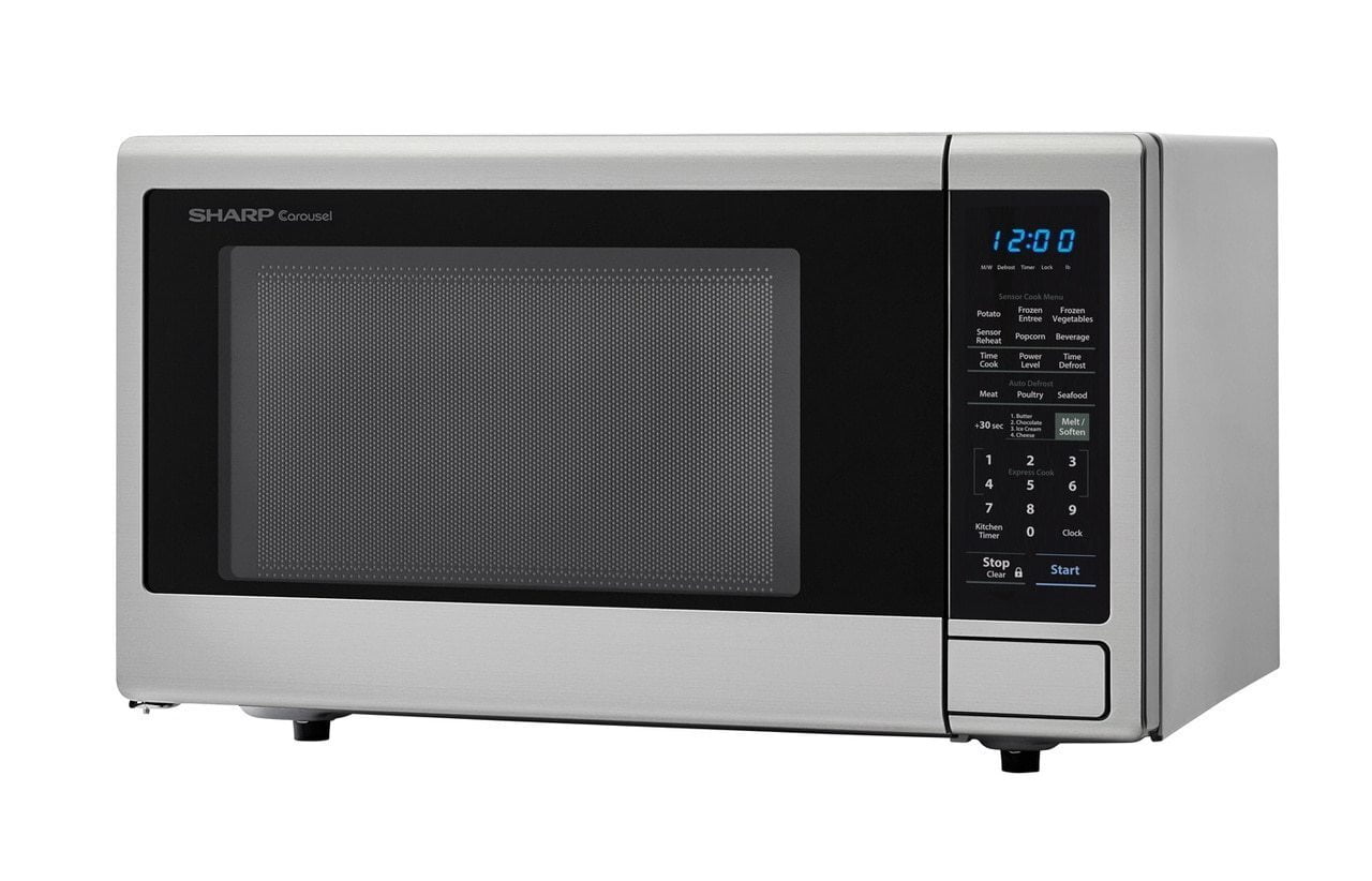 Sharp SMC2242DS 2.2 Cu. Ft. 1200W Stainless Steel Countertop Microwave Oven