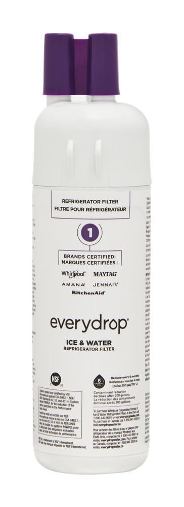 Whirlpool EDR1RXD1 Everydrop® Refrigerator Water Filter 1 - Edr1Rxd1 (Pack Of 1)