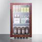 Summit SPR489OSCSSPNR Shallow Depth Indoor/Outdoor Beverage Cooler