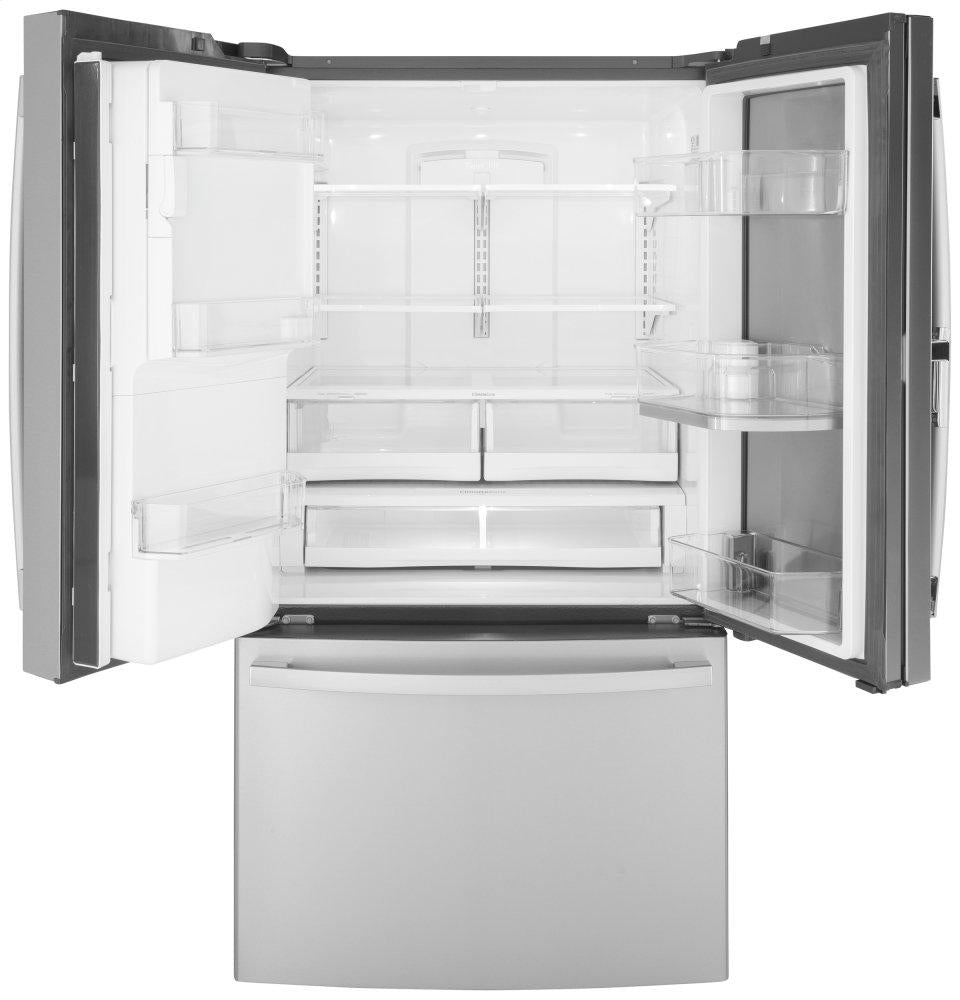 Ge Appliances GFD28GYNFS Ge® 27.7 Cu. Ft. Fingerprint Resistant French-Door Refrigerator With Door In Door