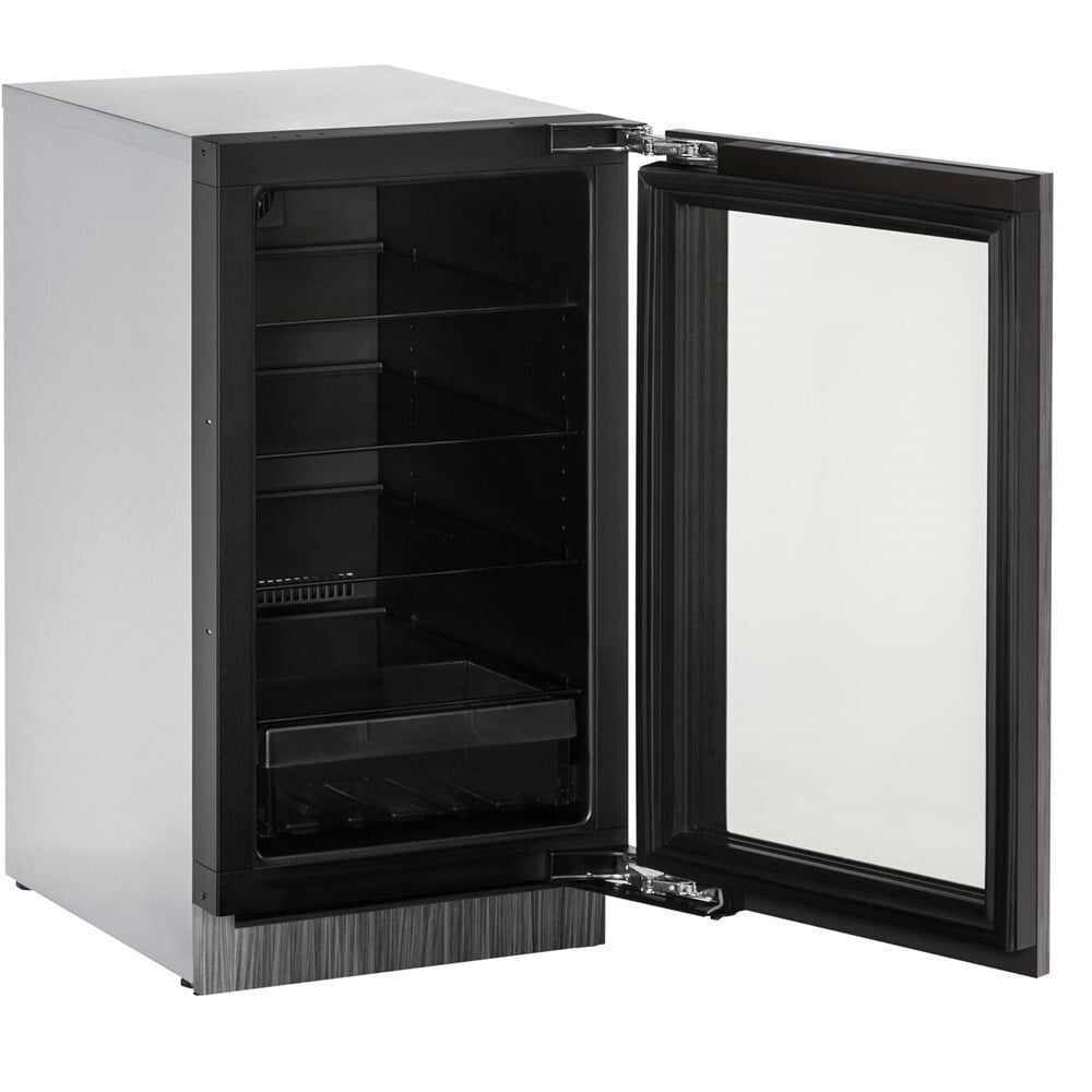 U-Line U3018RGLINT00A 3018Rgl Refrigerator 18" Rhh Glass Door