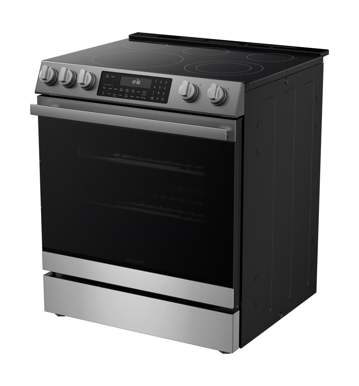 Sharp SSR3065JS 30 In. Electric Convection Slide-In Range With Air Fry