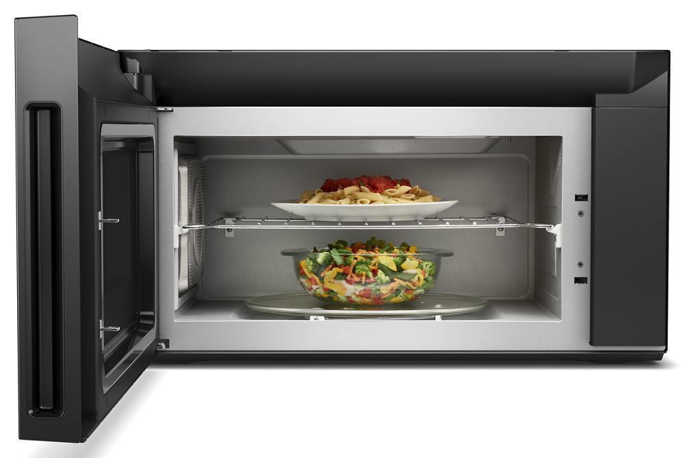 Whirlpool WMH78019HB 1.9 Cu. Ft. Smart Over-The-Range Microwave With Scan-To-Cook Technology 1