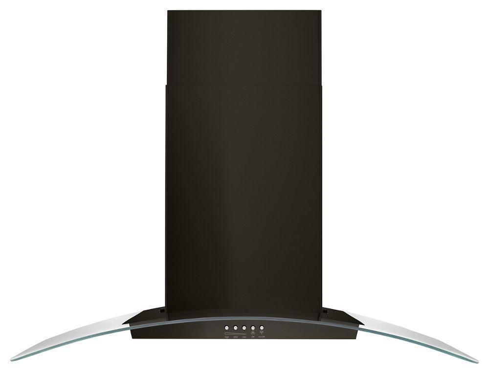 Whirlpool WVW51UC6HV 36" Concave Glass Wall Mount Range Hood