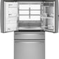 Ge Appliances PVD28BYNFS Ge Profile™ 27.9 Cu. Ft. Smart Fingerprint Resistant 4-Door French-Door Refrigerator With Door In Door