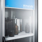 Summit ACR1415RH 14 Cu.Ft. Pharmaceutical All-Refrigerator With A Glass Door, Lock, Digital Thermostat, And A Stainless Steel Interior And Exterior Cabinet