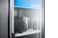 Summit ACR1415RH 14 Cu.Ft. Pharmaceutical All-Refrigerator With A Glass Door, Lock, Digital Thermostat, And A Stainless Steel Interior And Exterior Cabinet