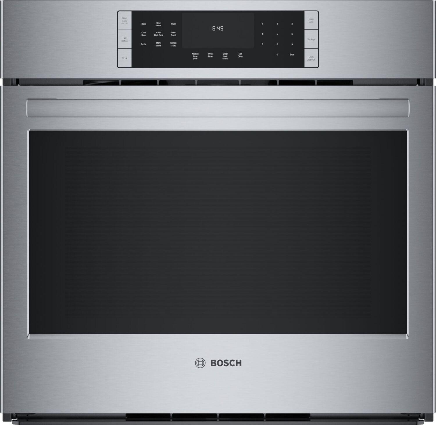 Bosch HBL8454UC 800 Series Single Wall Oven 30'' Stainless Steel Hbl8454Uc