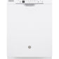 Ge Appliances GDF640HGMWW Ge® Front Control With Stainless Interior Door Dishwasher With Sanitize Cycle & Dry Boost
