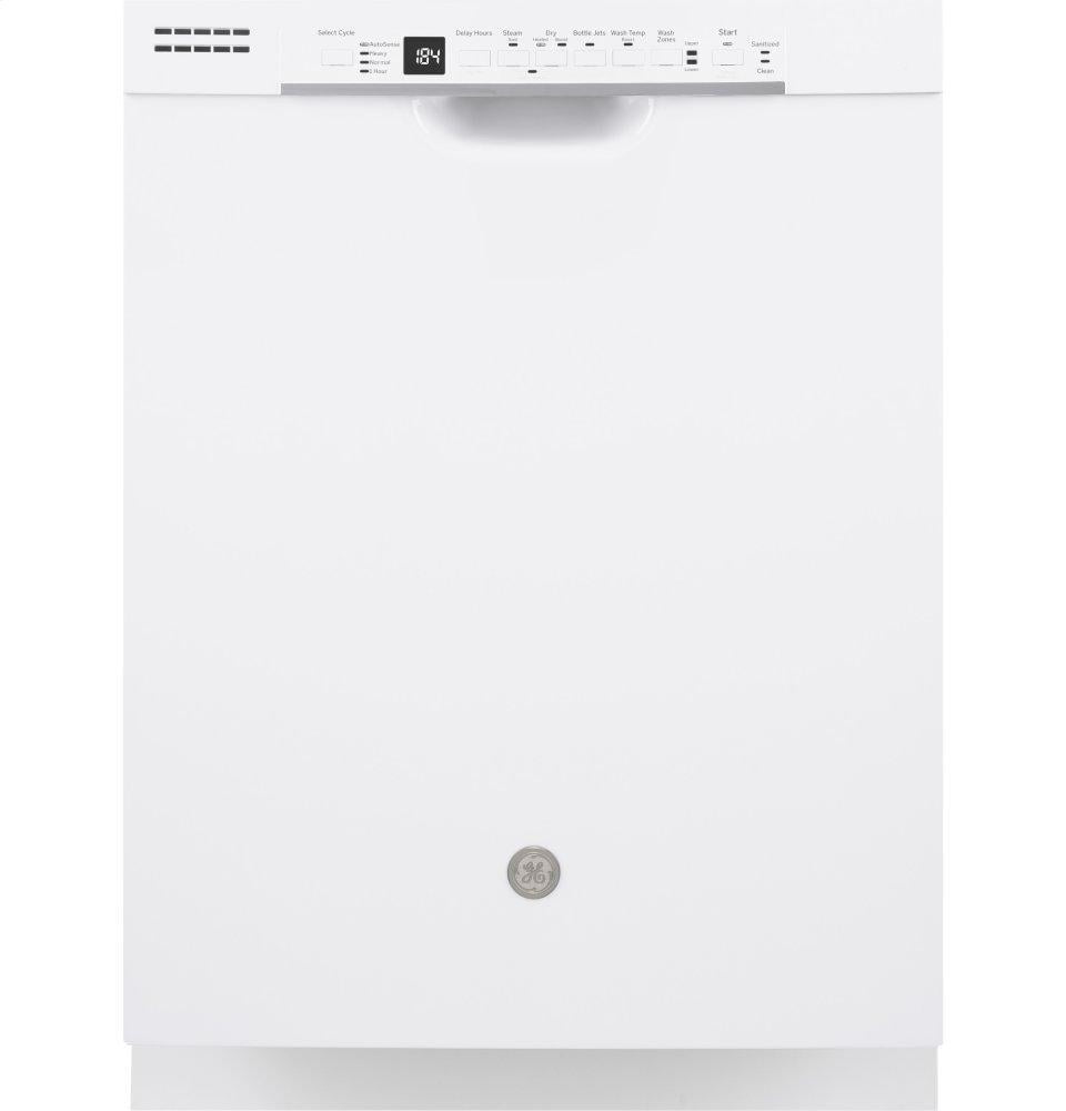 Ge Appliances GDF640HGMWW Ge® Front Control With Stainless Interior Door Dishwasher With Sanitize Cycle & Dry Boost