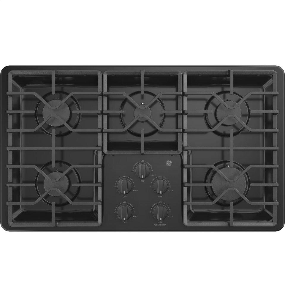 Ge Appliances JGP3036DLBB Ge® 36" Built-In Gas Cooktop With Dishwasher-Safe Grates
