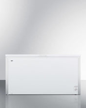 Summit SCFM182 Commercially Listed 18 Cu.Ft. Manual Defrost Chest Freezer In White With Stainless Steel Corner Protectors