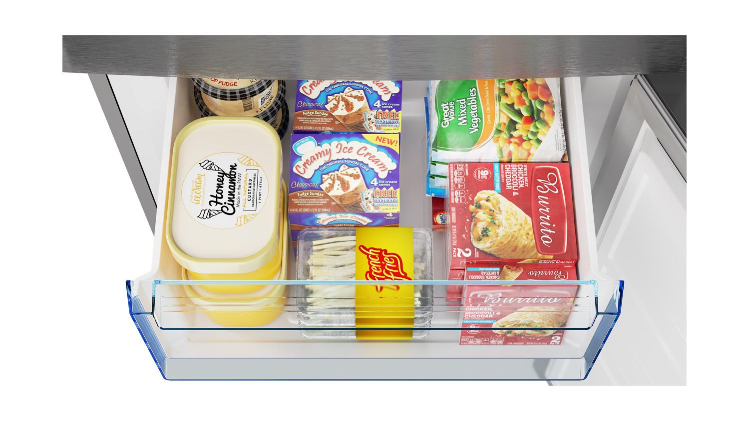 Sharp SJB1255GS Sharp 24 In. Bottom-Freezer Counter-Depth Refrigerator