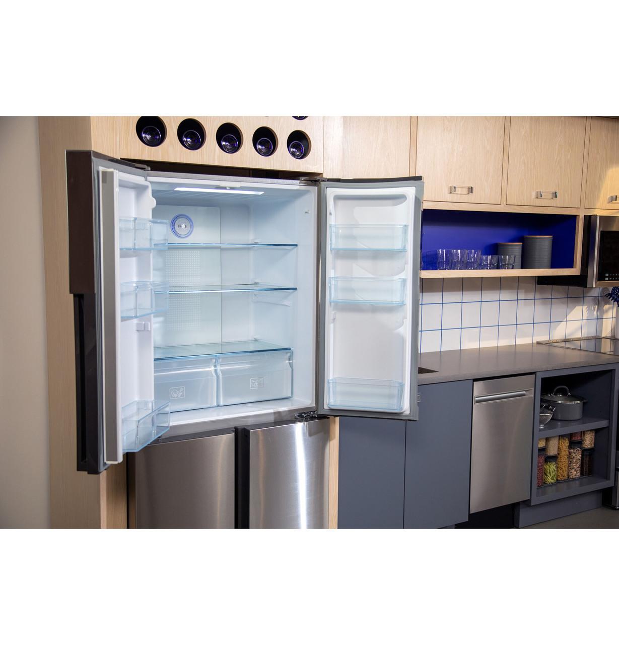 Haier QHE16HYPFS 16.4 Cu. Ft. Quad Door Refrigerator
