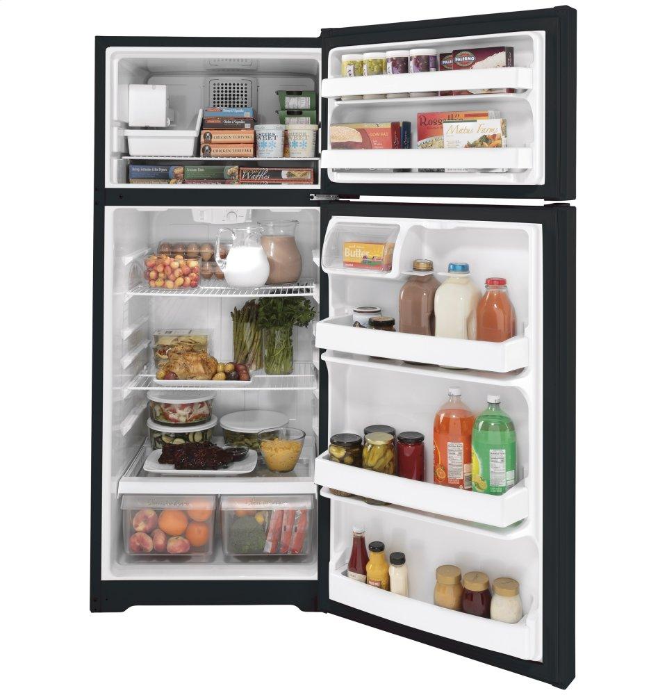 Ge Appliances GIE18DTNRBB Ge® Energy Star® 17.5 Cu. Ft. Top-Freezer Refrigerator
